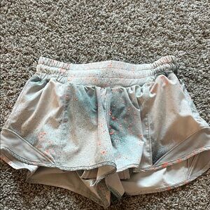 lululemon athletica Women's Athletic Shorts in Gray and Orange